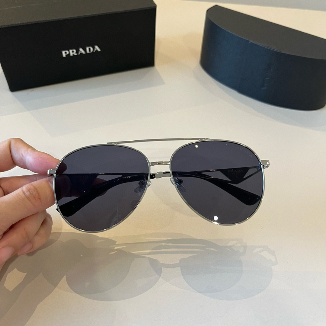 Prada round frame sunglasses