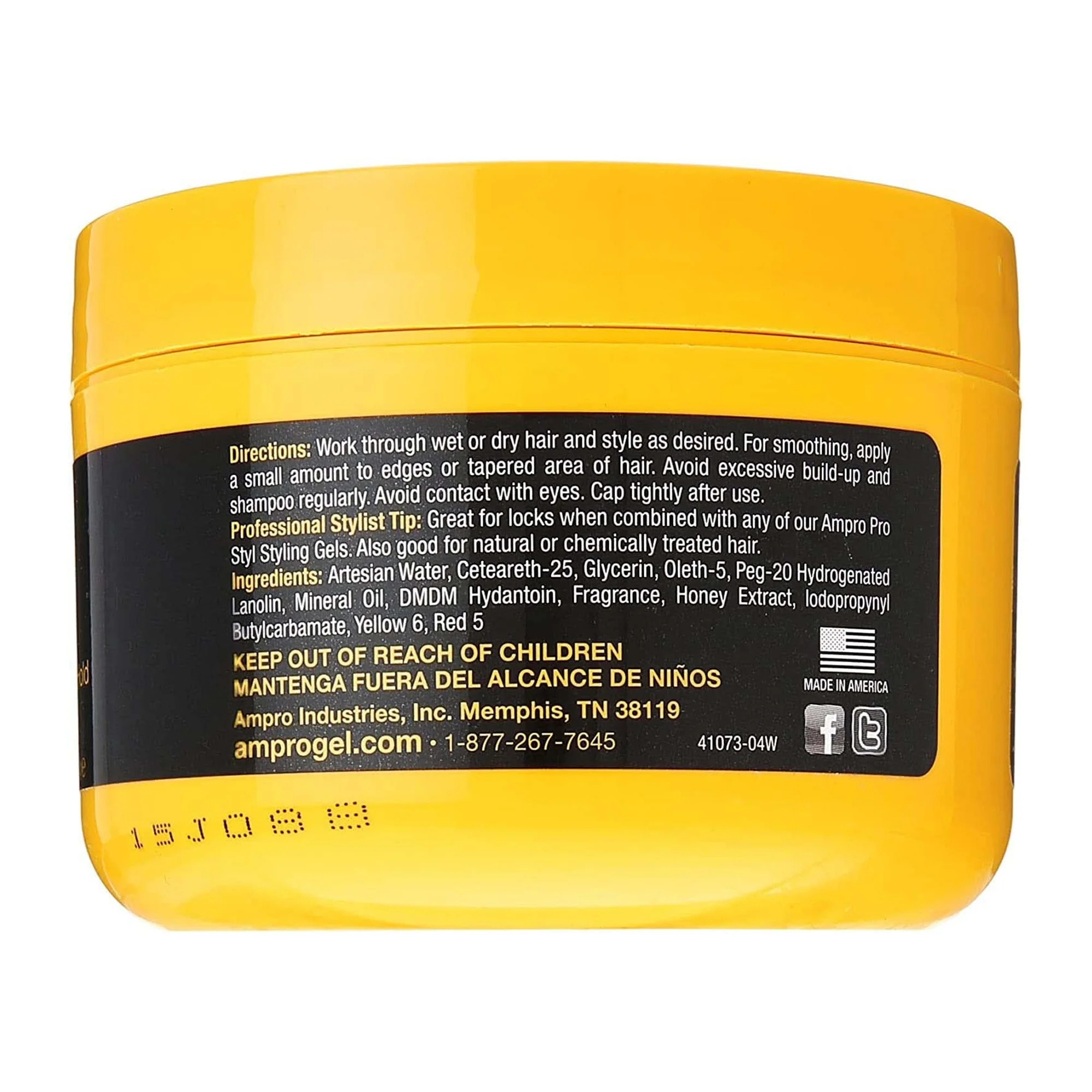 Shine 'n Jam Conditioning Gel Extra Hold for Braids, Twists, and Frizz Control, 16 Ounce