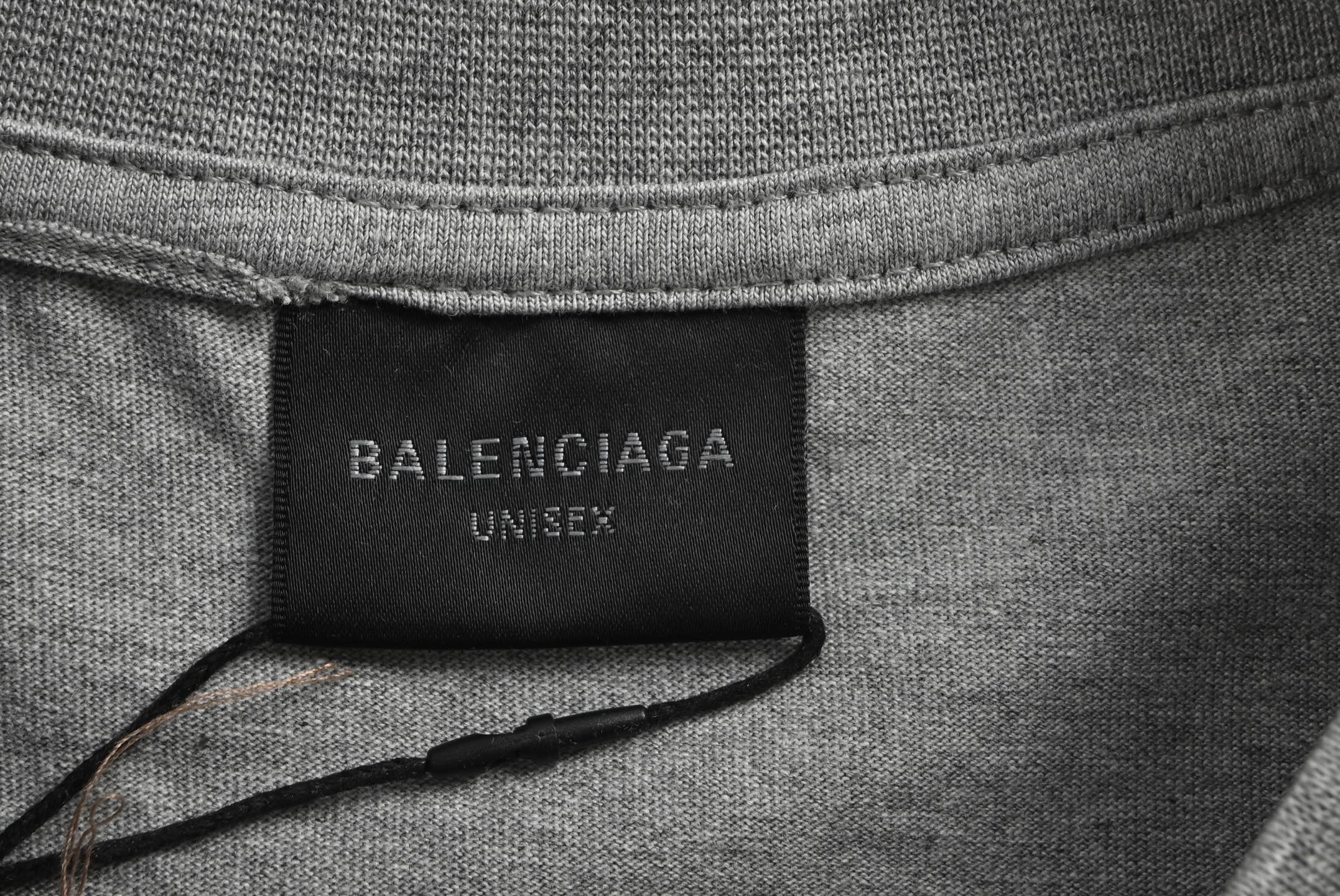 Balenciaga Fruit Sticker Print Short Sleeve