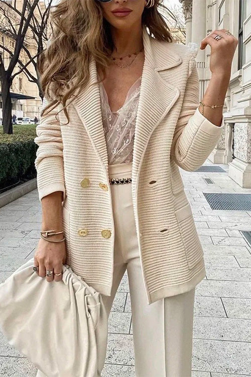 Heididress Fashion Lapel Buttons Cardigans with Pockets