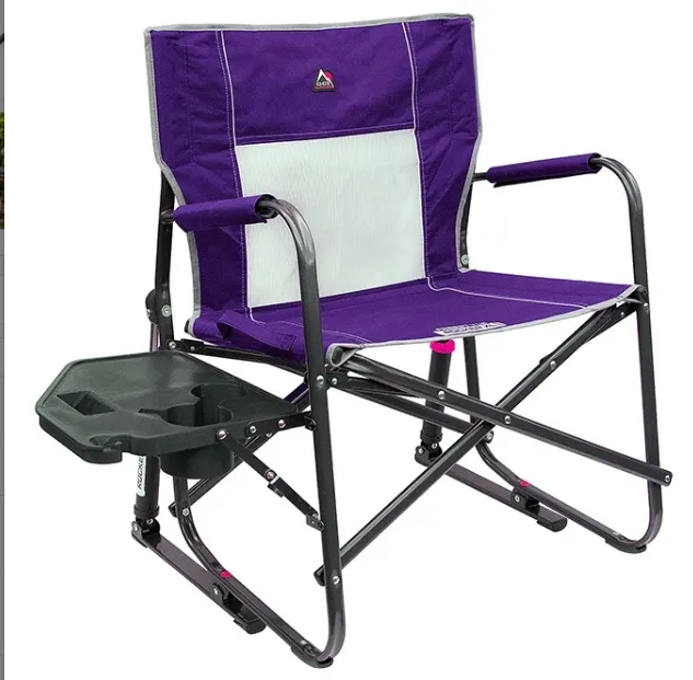 Soon to be sold out💝clearance-Buy 2 get 2 free,Buy 3 get 3 free💥GCI Outdoor Pack Away Portable Rocking Chair✅350-lb Weight Capacity