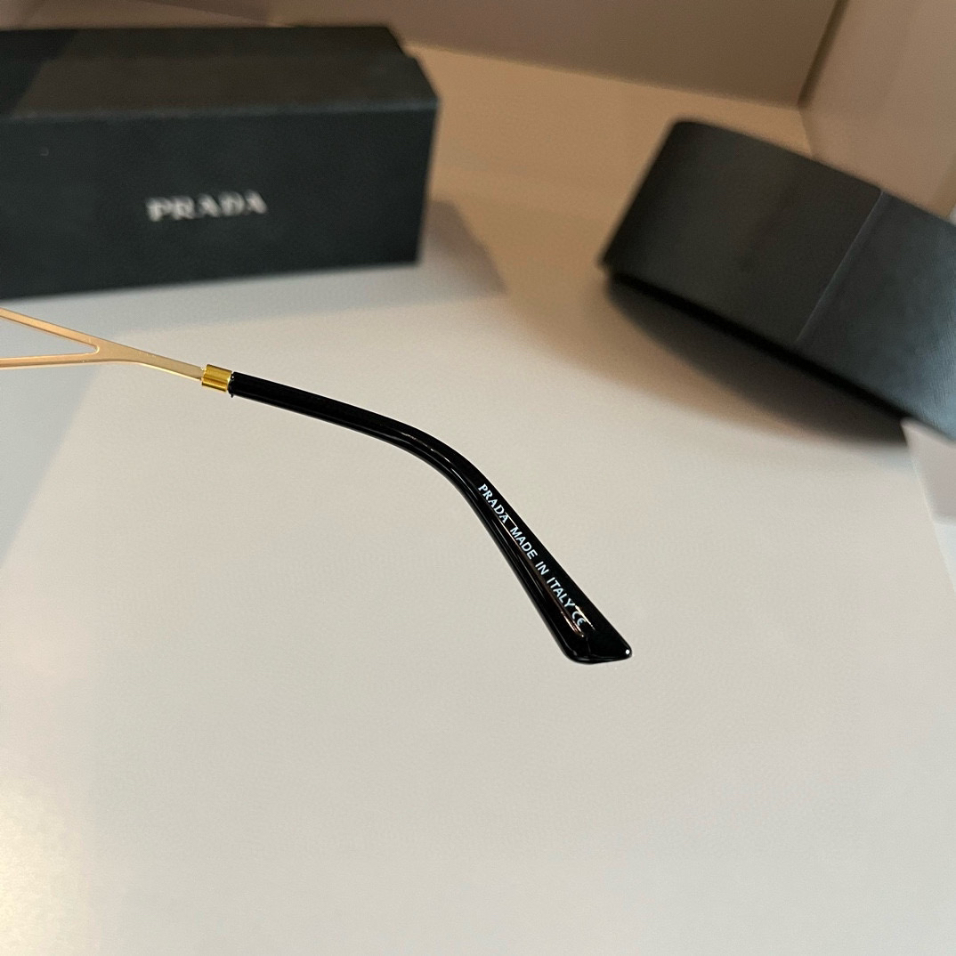 Prada round frame sunglasses