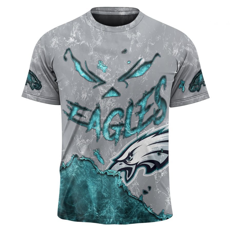 PHILADELPHIA EAGLES 3D HOODIE HALLOWEEN001