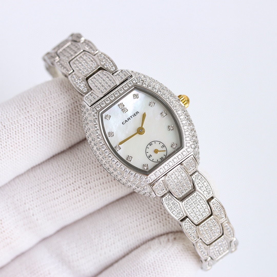 Cartier Gypsophila - Mini lady tonneau watch