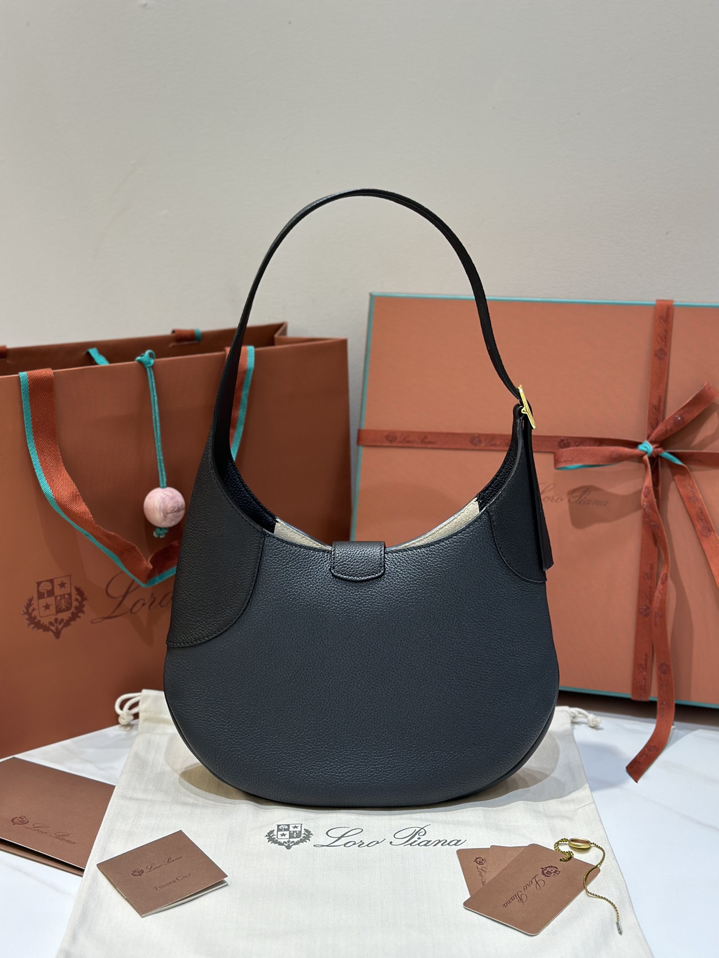 Loro Piana Bobbin Underarm Bag