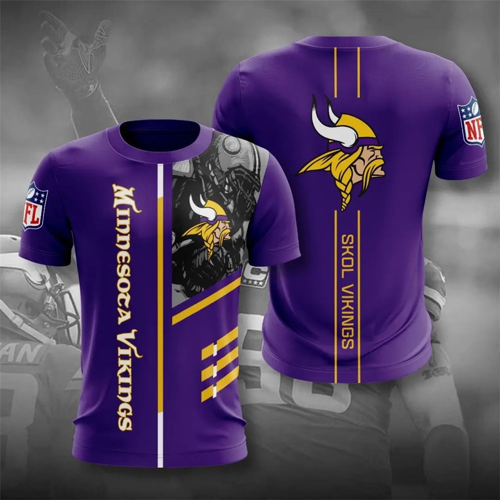 MINNESOTA VIKINGS 3D HOODIE MMVV010
