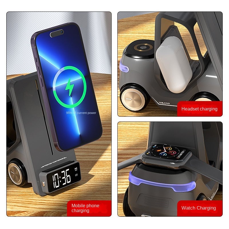 🎄Christmas Special Sale-[SAVE 50% OFF]-Ciosuinu Design Shop | New desktop 3-in-1 wireless fast charging bracket car shape--Limited Time Free Shipping