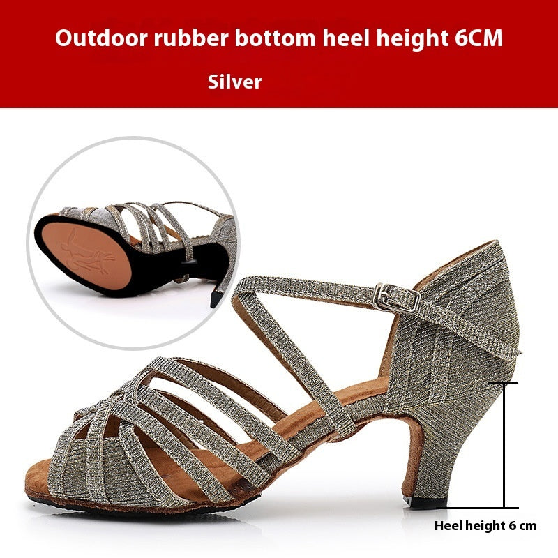 Fashionable High Heel Sandals with Soft Bottom for Women