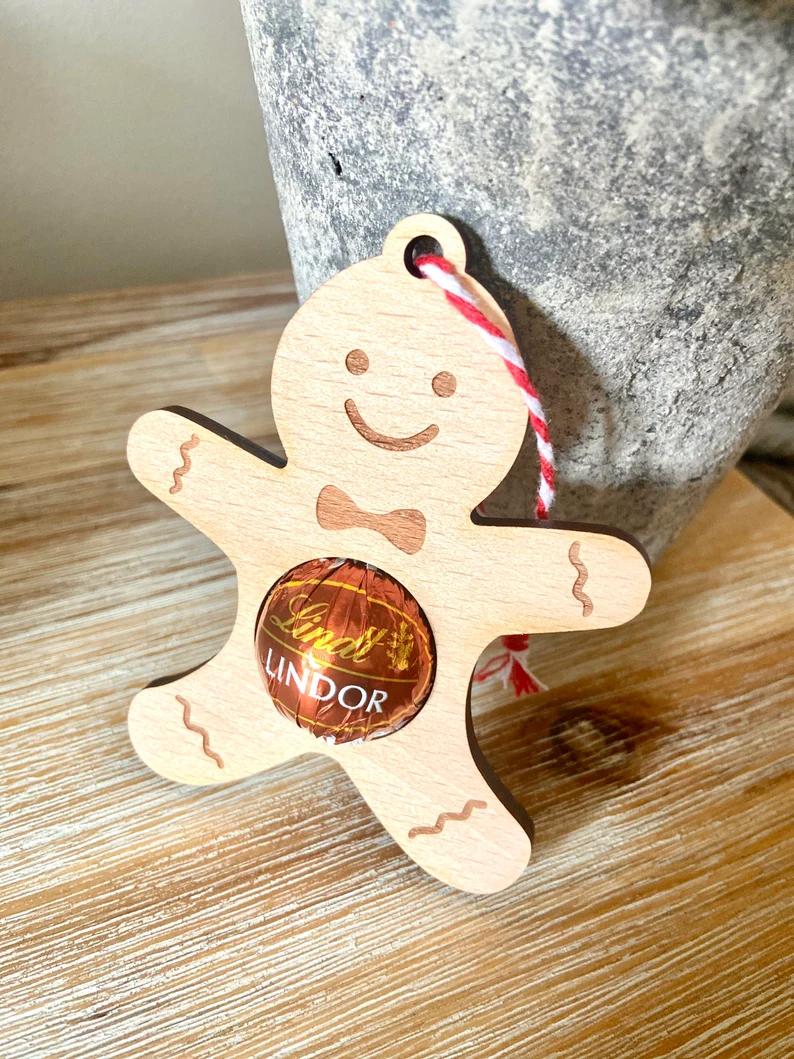 Christmas tree chocolate decorations