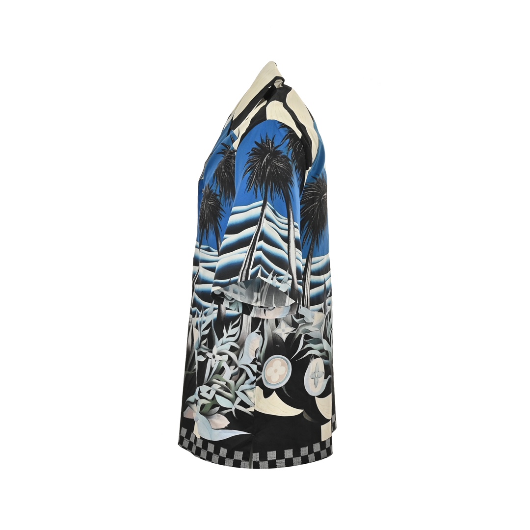 Louis Vuitton 24ss Beach Moonlight Print Short Sleeve Shirt