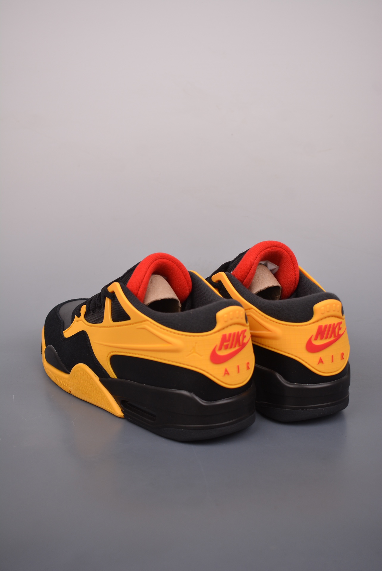 Nigel Sylvester x Jordan Air Jordan 4 RM AJ4 black and yellow FQ7939-007