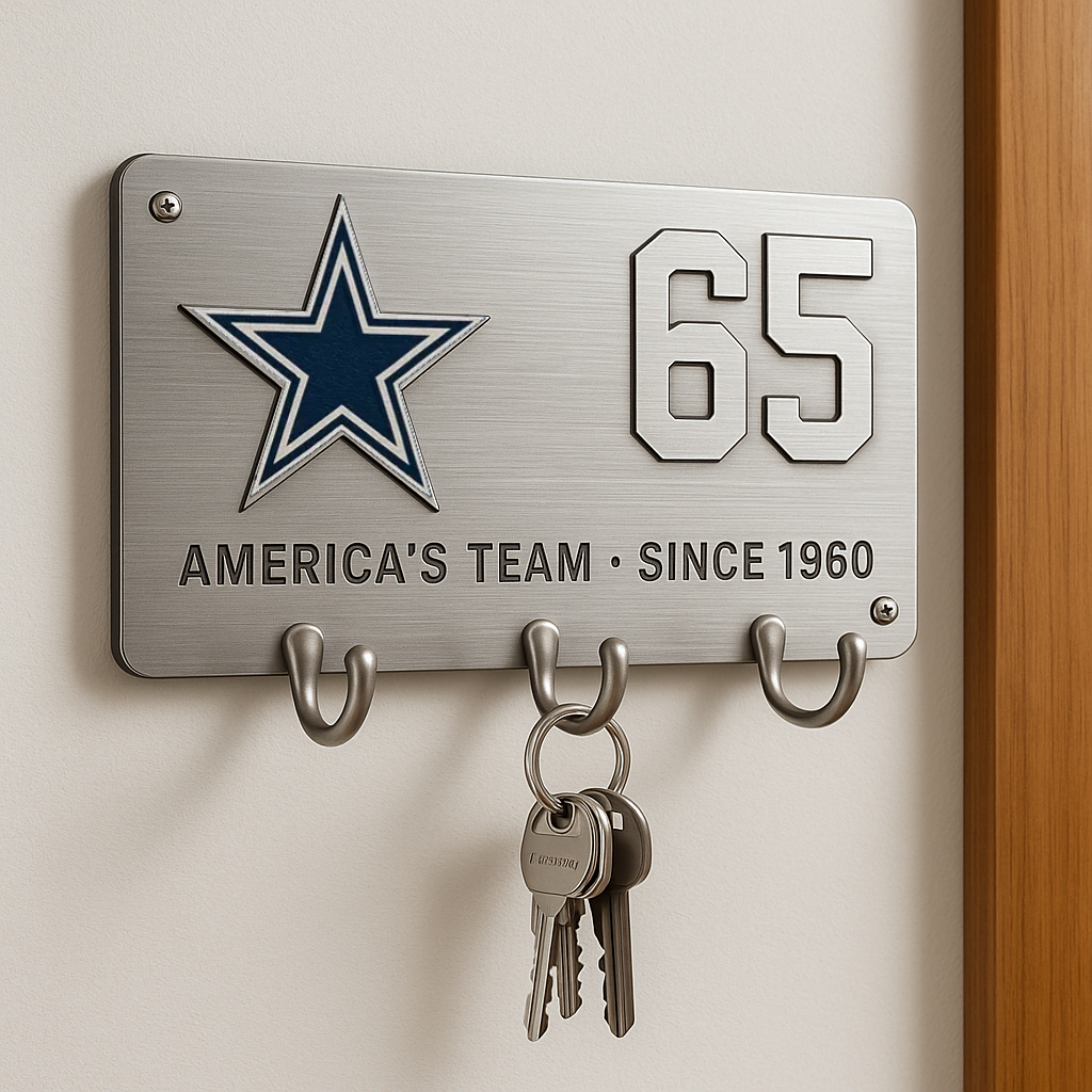 ✨Dallas Cowboys 🏈 Key Hook Plaque