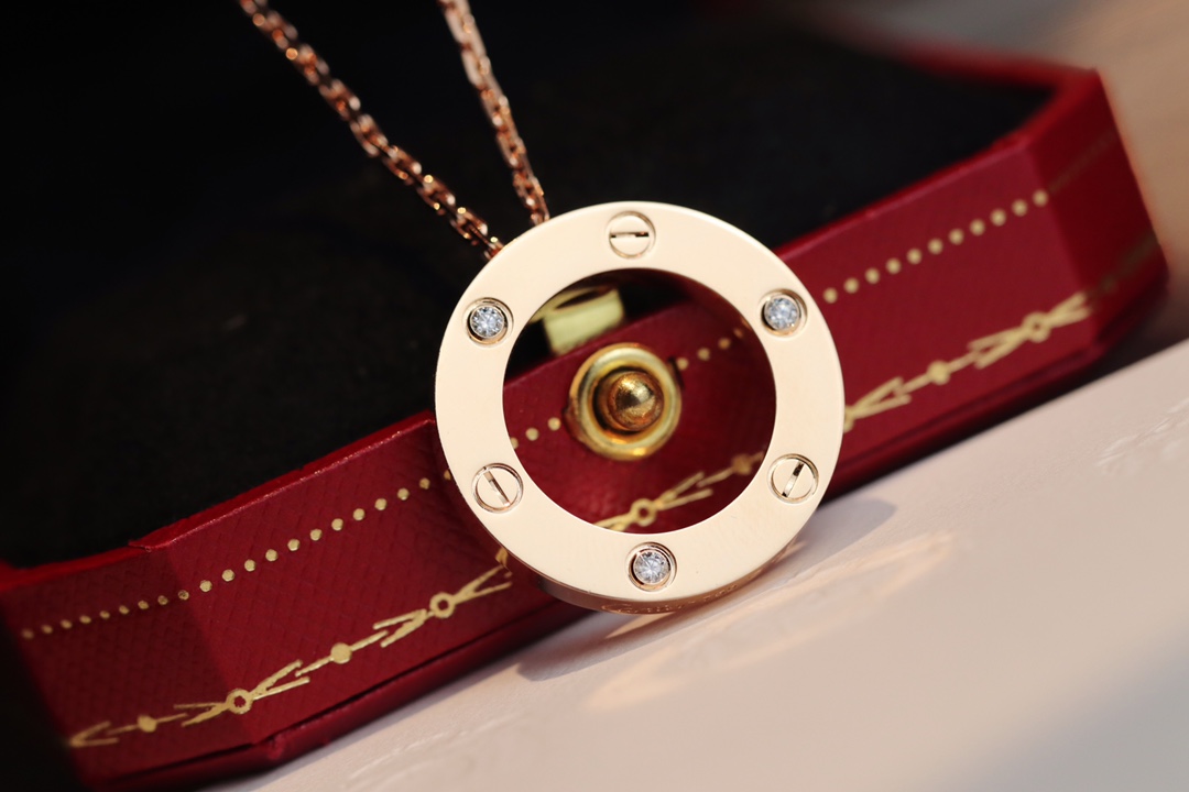 Cartier LOVE Big Round Necklace