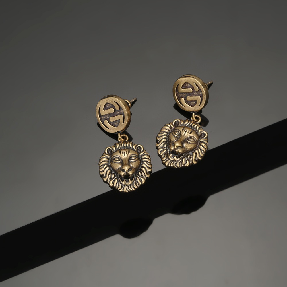 GUCCi Lion Earrings
