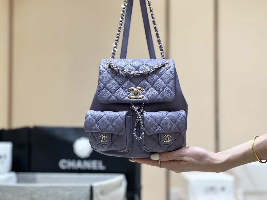 Chanel 24A duma double backpack 3860