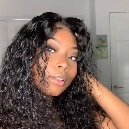 Special 50% OFF | Water Wave Wigs Pre Plucked Natural with Baby Hair Wig for Black Women
