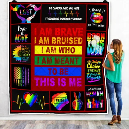 LGBT Pride. This Is Me Quilt Blanket