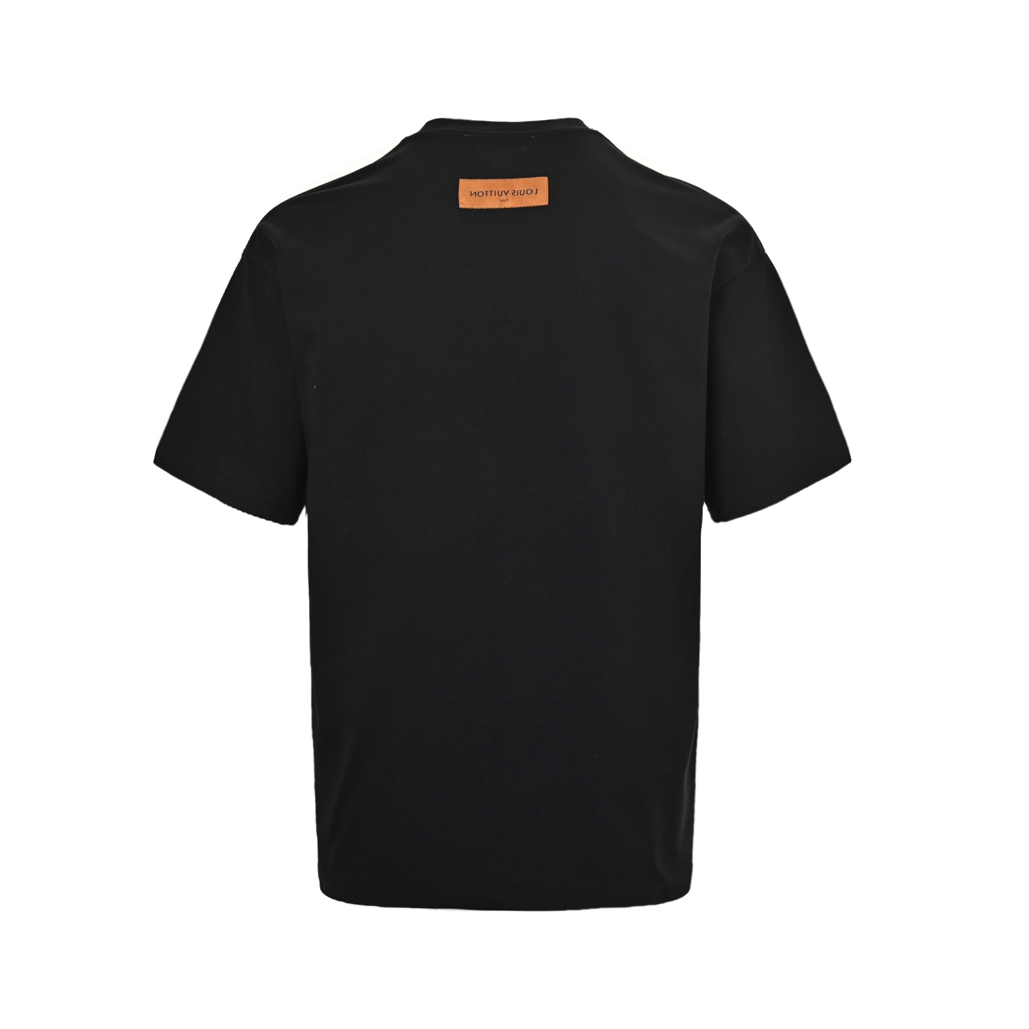 Louis Vuitton Neckline Letter Embossed Short Sleeve