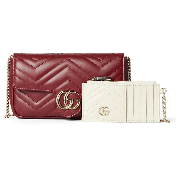 Gucci GG Marmont series small shoulder bag (with card holder) 751526AACCE9053