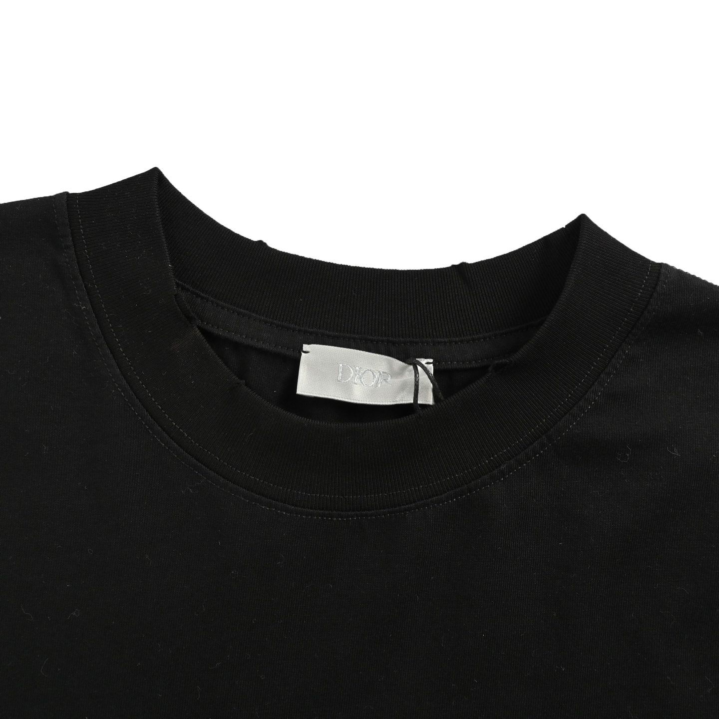 Dior 25ss chest mottled CD letter print hole short sleeve