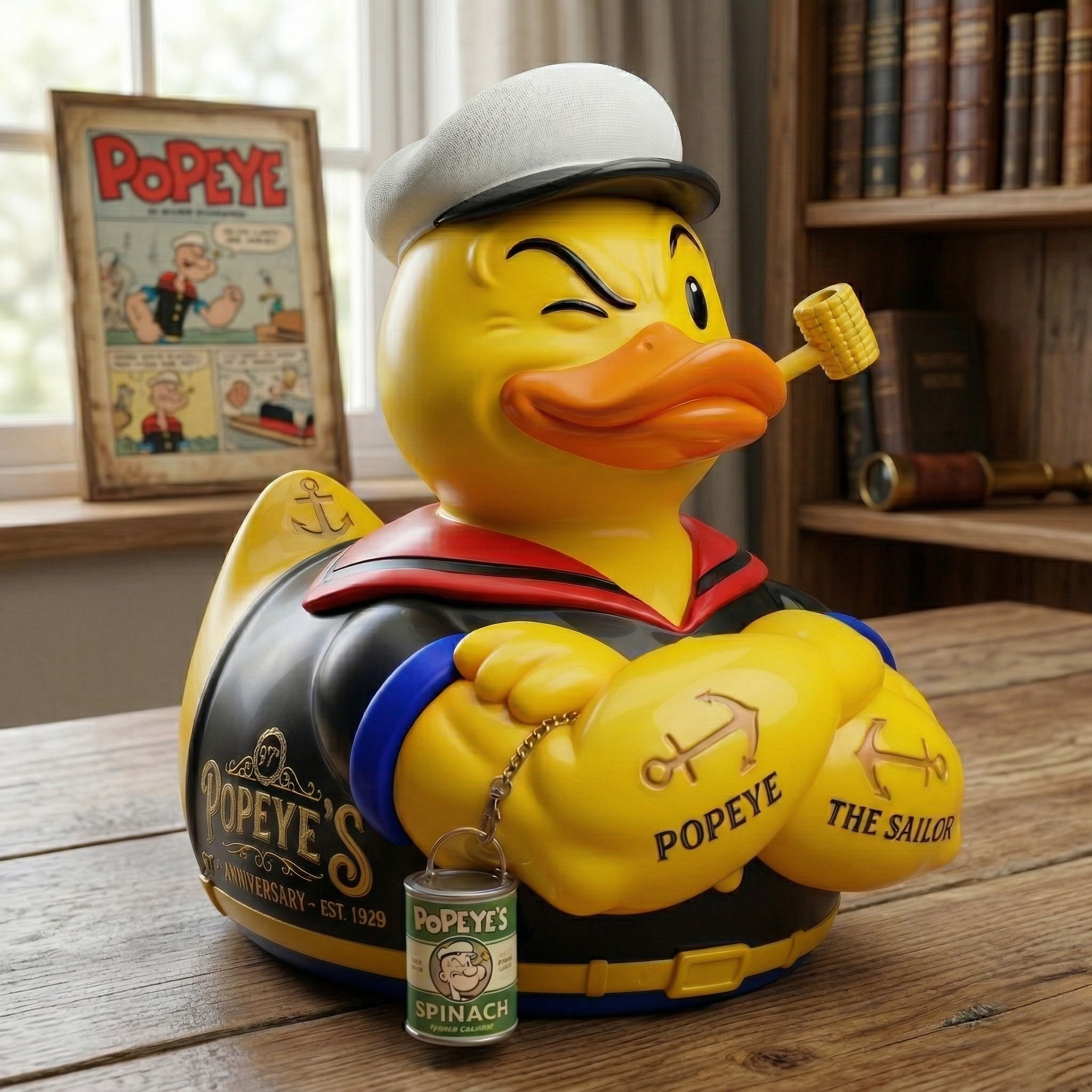 🦆 Popeye 97th Anniversary Collectible Duck – Limited Edition!