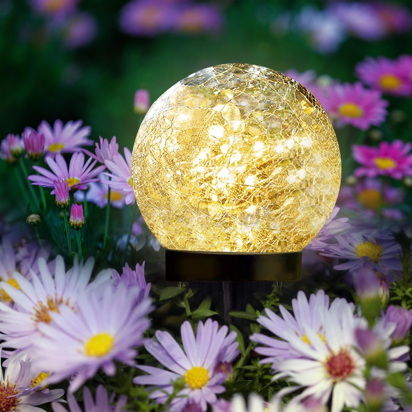 💥ON SALE💥Solar Garden LEDs Glass Ball Lights, Outdoor Waterproof 💡✨