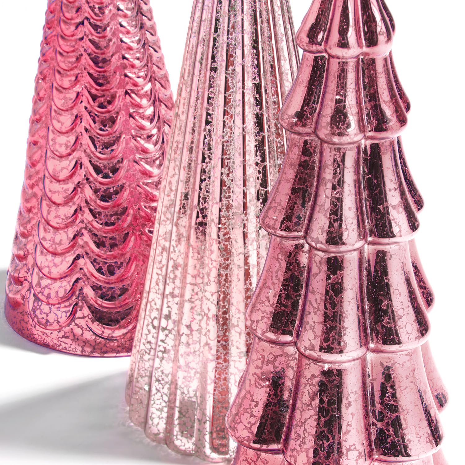 🎄LampTree Table Top Christmas Tree Decorations with Fairy Lights - Set of 3