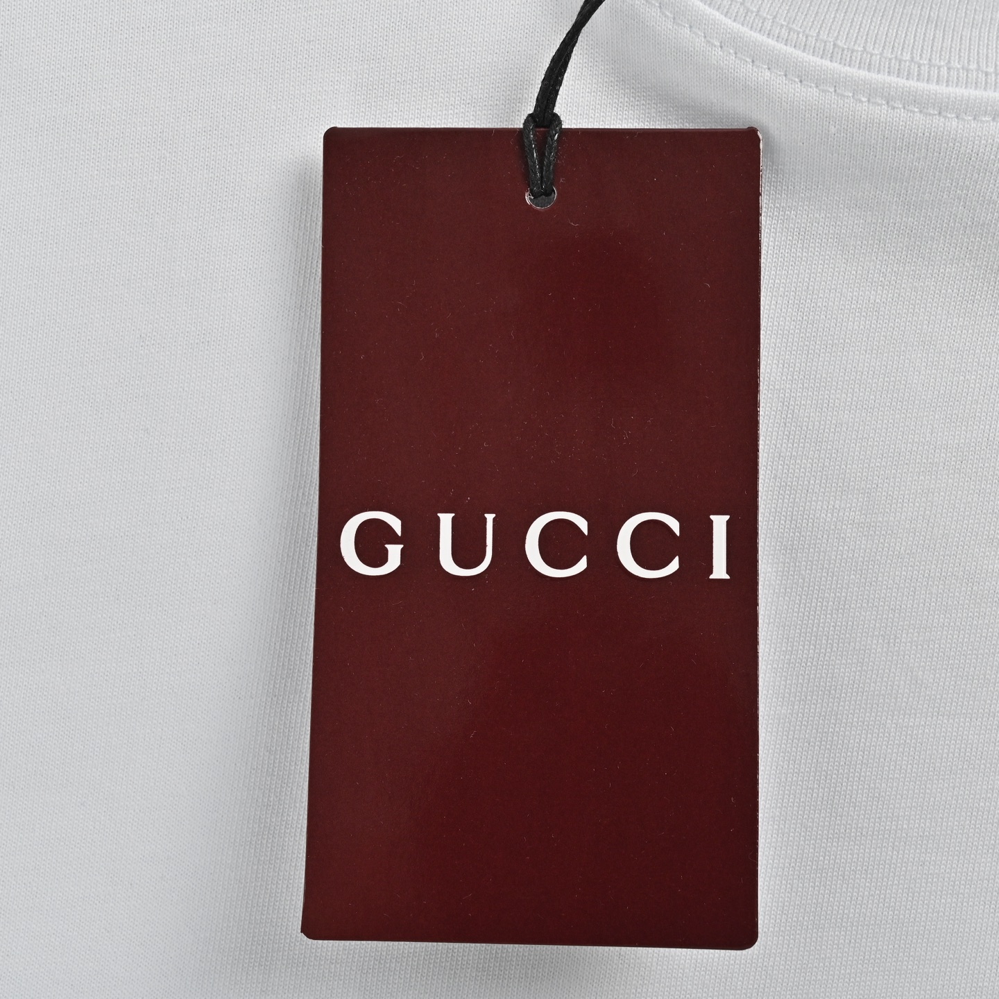 Gucci 25ss chest rose embroidered short sleeve