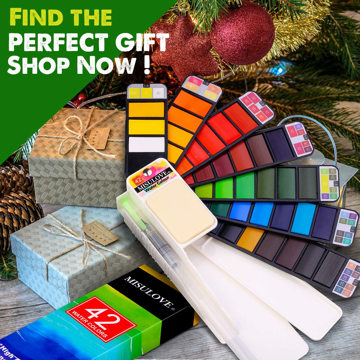 (🔥Last Day Promotion-SAVE 50% OFF)Portable Watercolor Kits--BUY 2 SETS GET 10% OFF & FREE SHIPPING