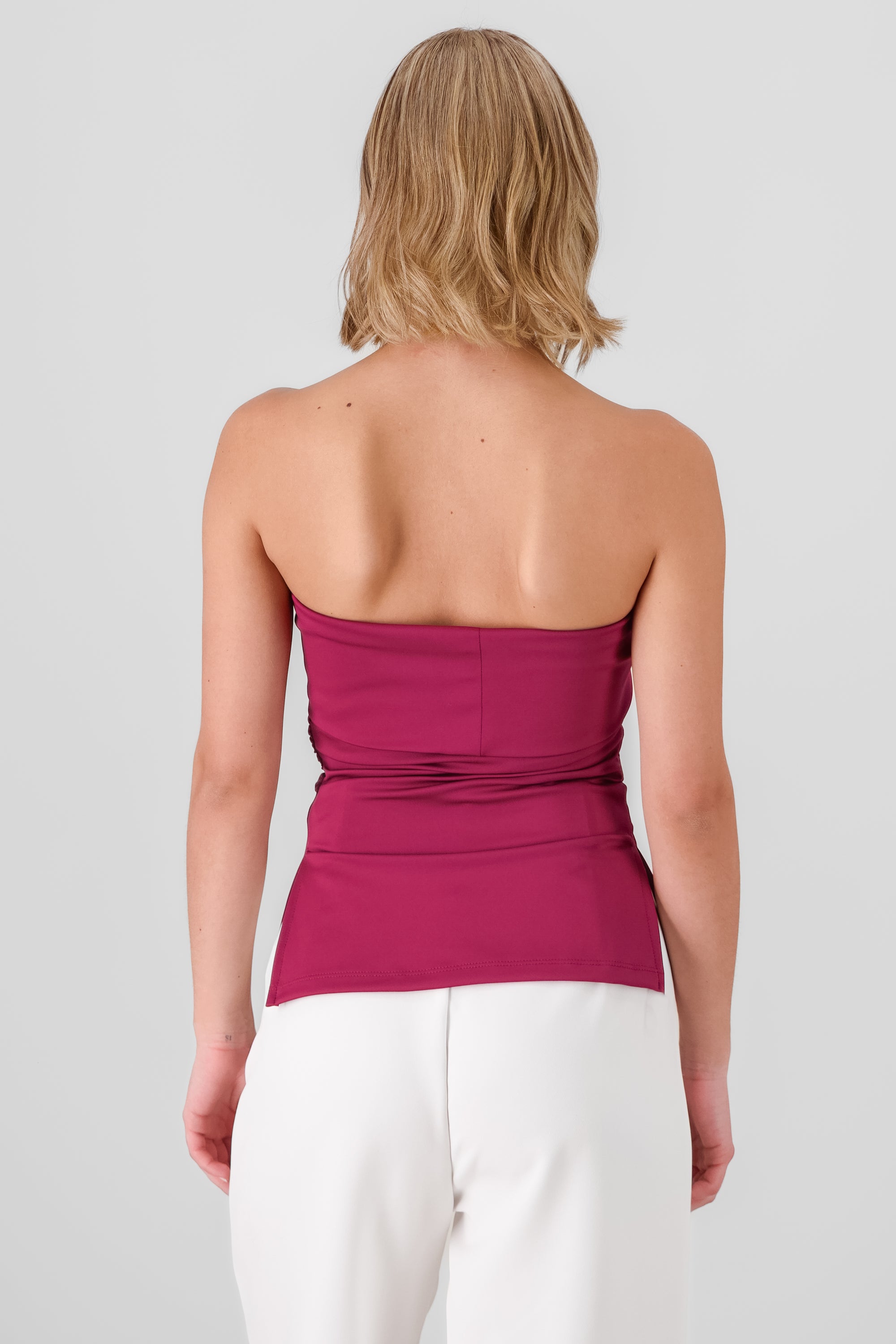 Double Neckline Tube Top