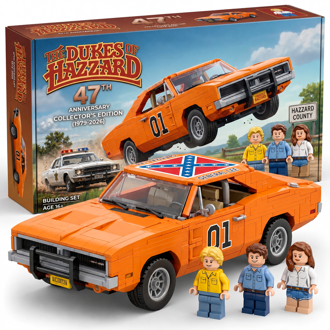 The Dukes of Hazzard 47th Anniversary Collector’s Edition Building Set