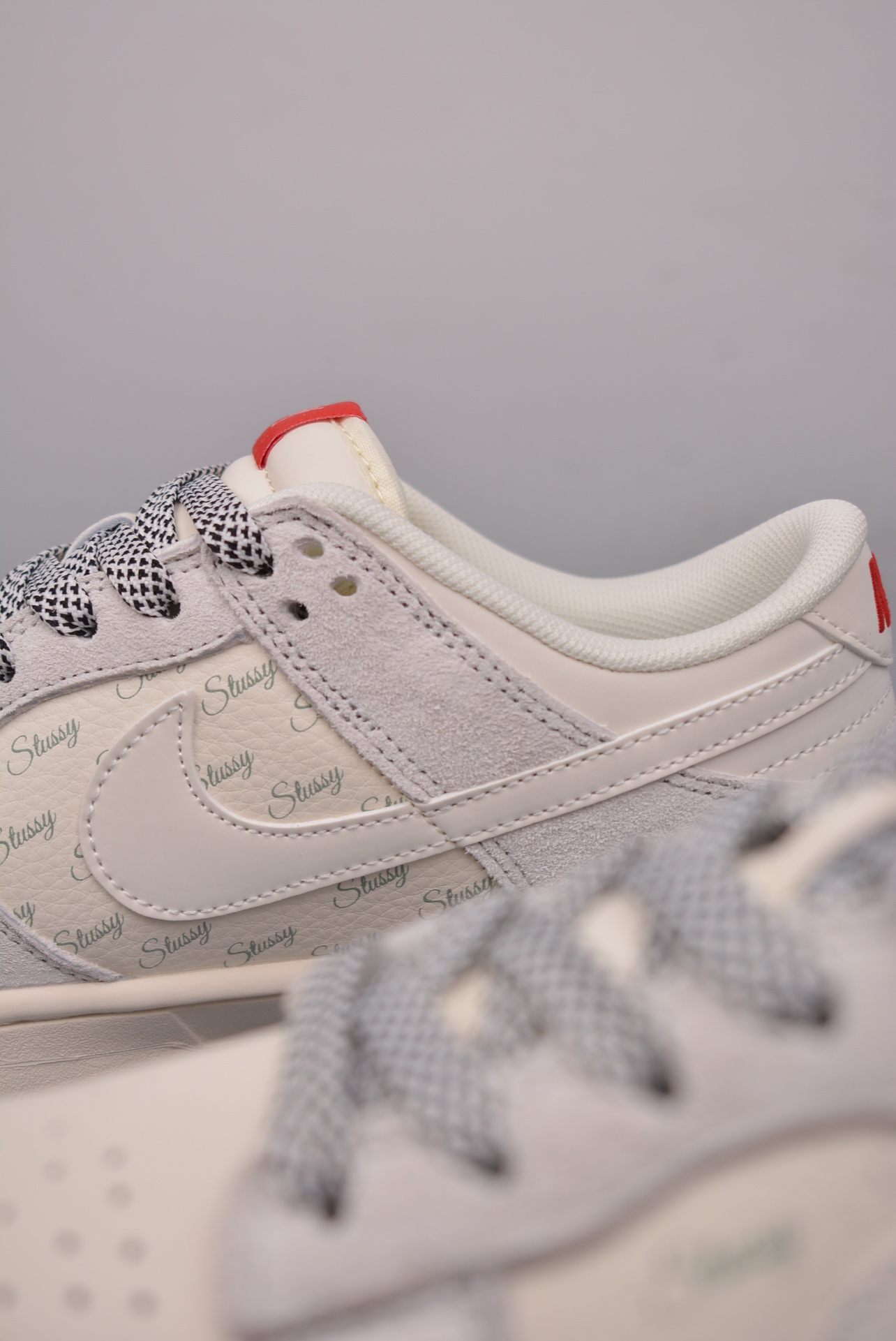 Stussy x Nike By You SB Dunk Low Retro SP Beige Grey YX5066-218