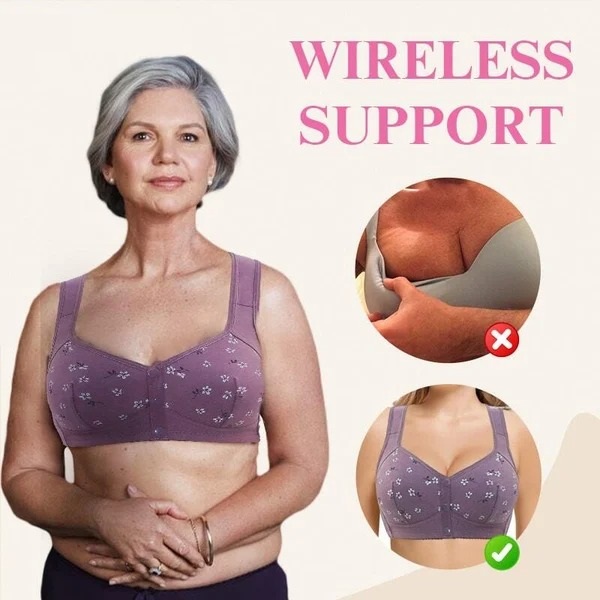 (🔥 50% OFF)Comfortable & Convenient Front Button Bra(2 PCS/Set)-BUY 2 GET 10% OFF