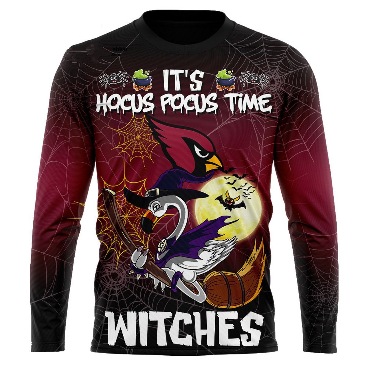 ARIZONA CARDINALS 3D HOODIE HALLOWEEN002