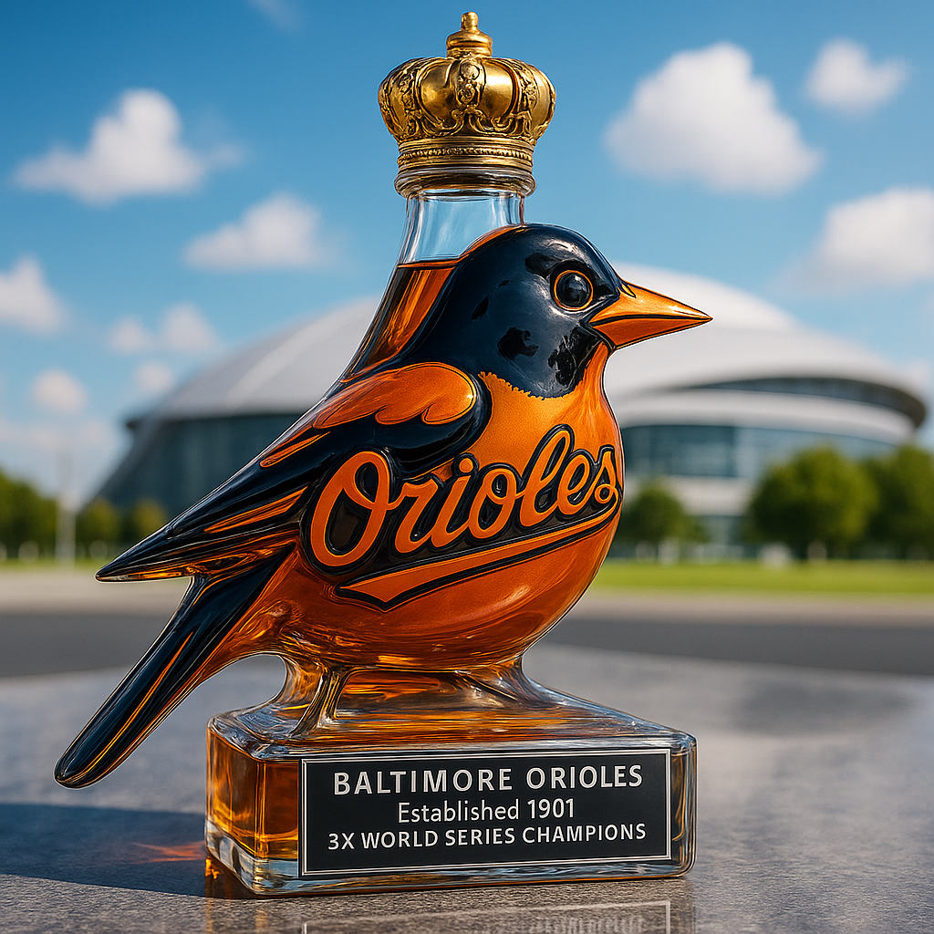 Baltimore Orioles Commemorative Whiskey Bottle