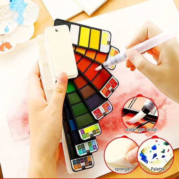 (🔥Last Day Promotion-SAVE 60% OFF)-Nomad Color Portable Watercolor Kits-Kid's Gift
