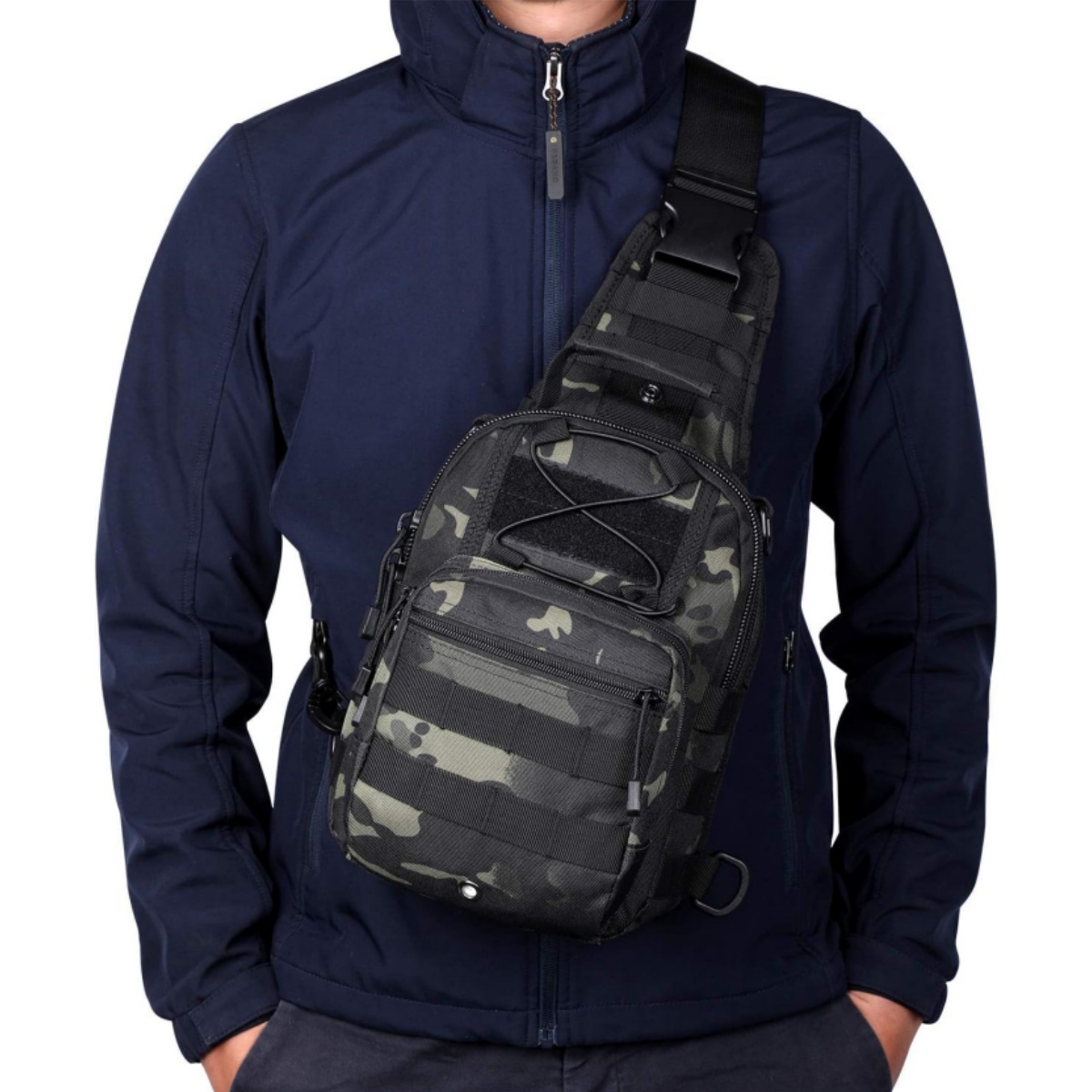 🎄Christmas Hot Sale🎄Multi-functional Sling Shoulder Tactical Bag Backpack for Every Day Carry