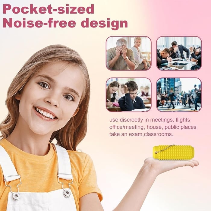 Portable Vibrant Colors Stim Tool for Anxiety & Stress Relief