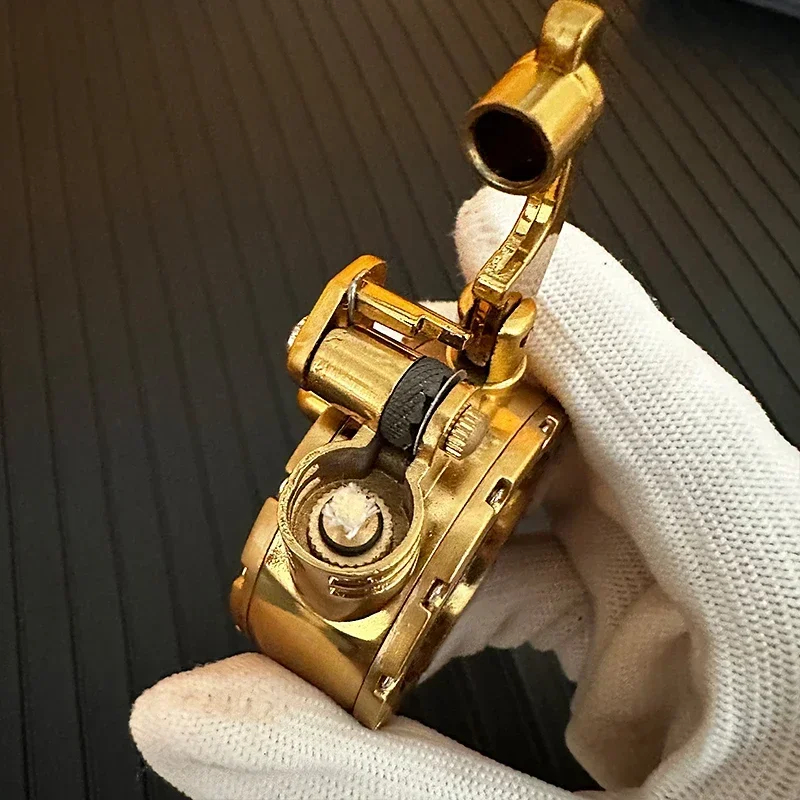 🔥Last Day Sale - 45% OFF🔥Vintage Steampunk Kerosene Lighter with Transparent Fuel Tank