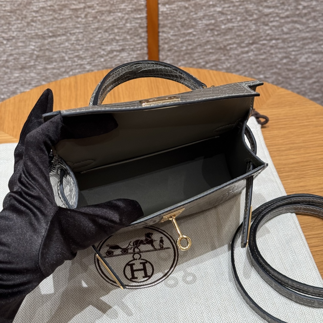 Hermes Kelly Mini 2 81Girs Tourerlle (Handmade to order)