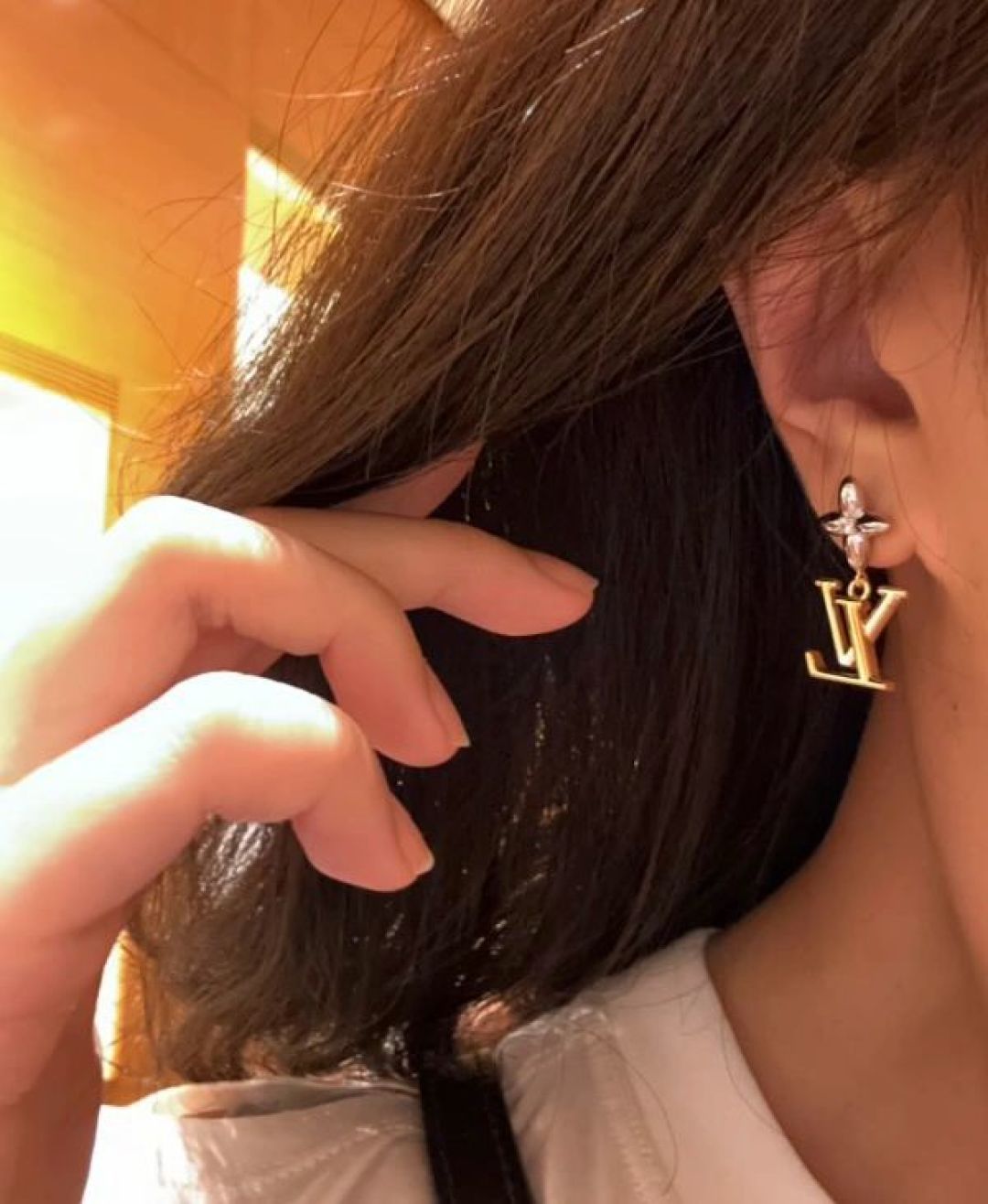 Louis Vuitton Mascot Asymmetric Earrings