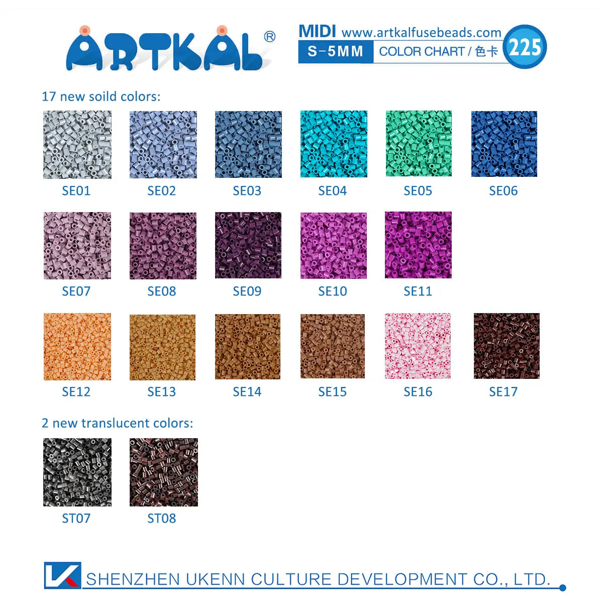 72 bags MIDI S-5mm Colors Set 1000 Count Pack(SB1000-N)
