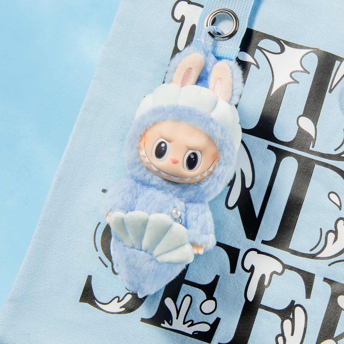 POP MART THE MONSTERS LABUBU Hide and Seek in Singapore Series Vinyl Plush Pendant
