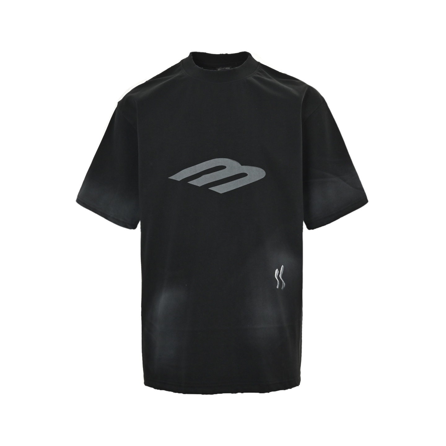 Balenciaga 24ss 3M letter print washed short sleeves