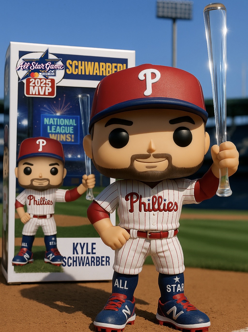 Kyle Schwarber-Character Statue - MVP Edition