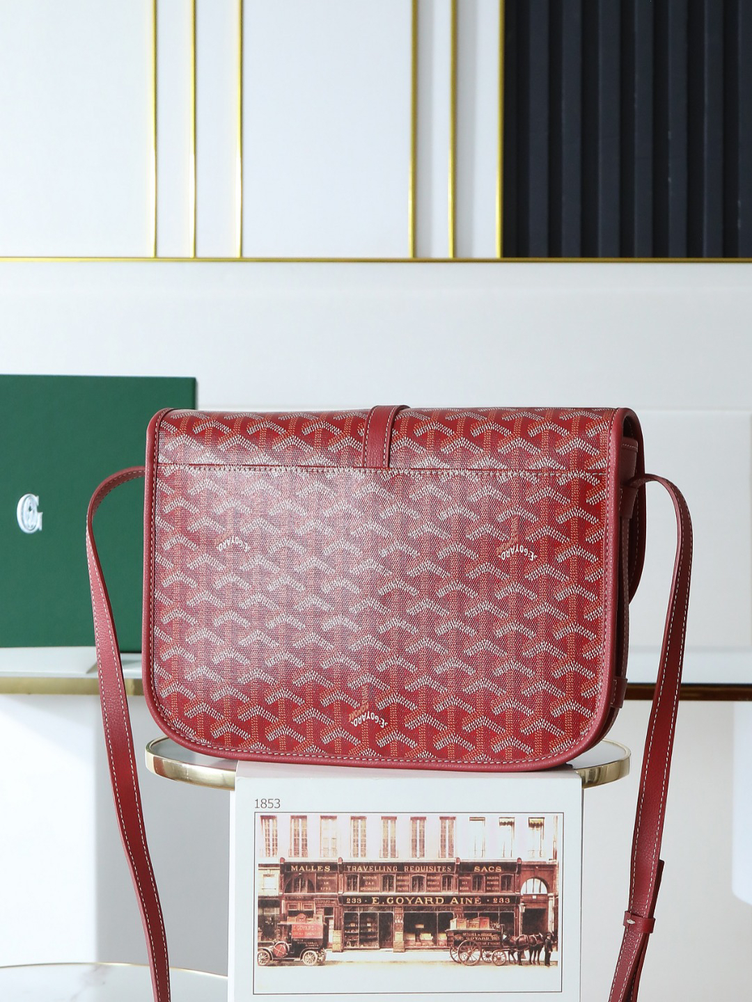 Goyard belvedère shoulder bag 244