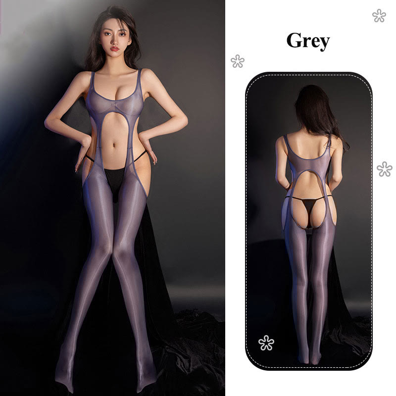 Hollow Out See-through Jumpsuit Lingerie