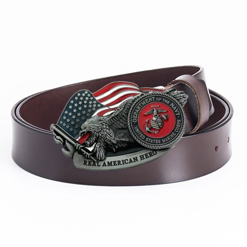 Handmade American Hero Cowhide Leather Belt