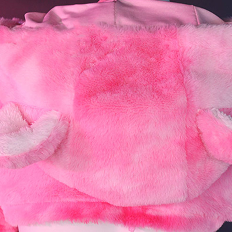 Cosplay Cartoon Kitty Paw Hooded Plush Lingerie Set