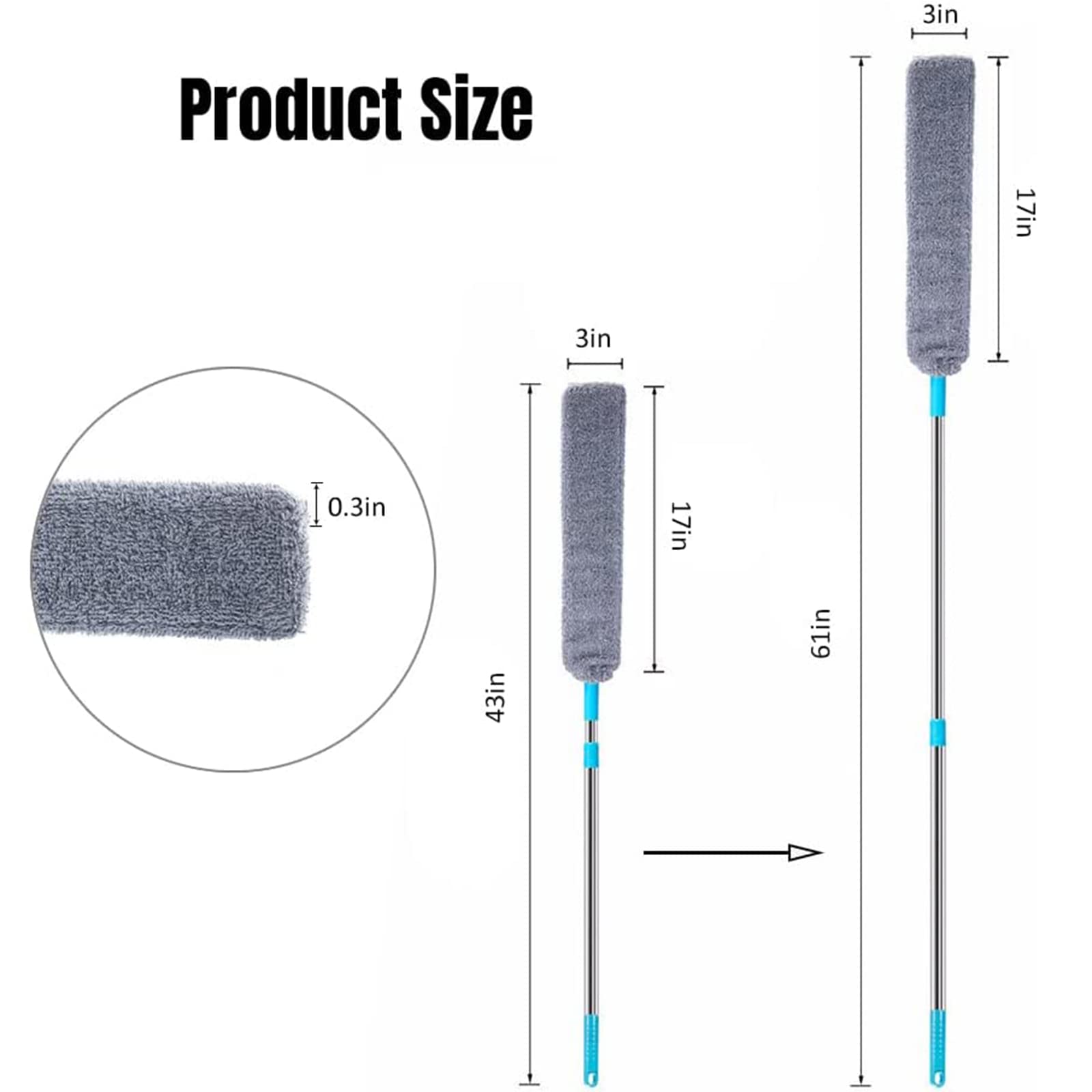 🔥Last Day Promotion-[SAVE 50% OFF]-Extended version Retractable Gap Dust Cleaning Artifact-Buy 2 Get Extra 10% OFF & FREE SHIPPING!